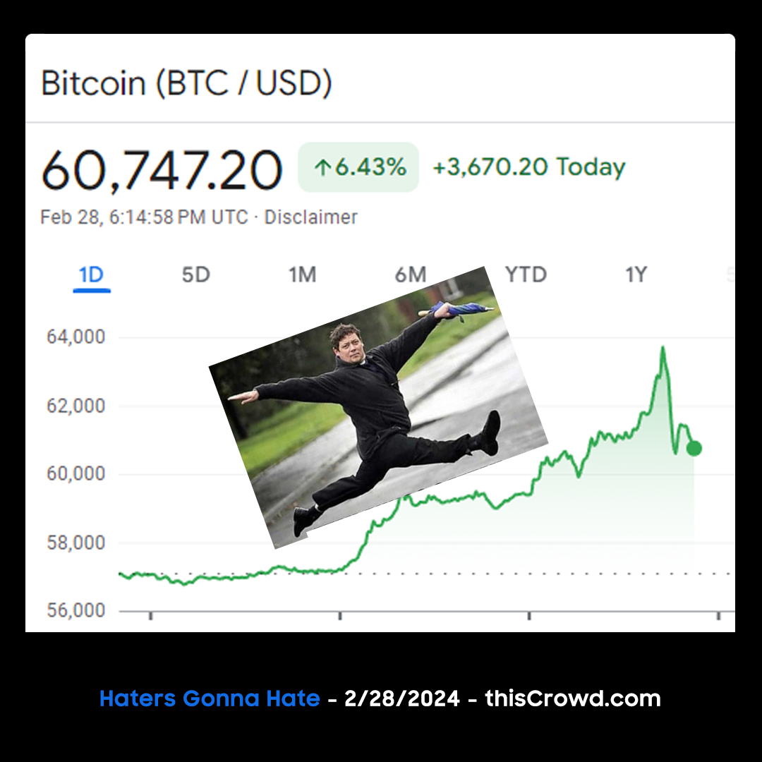 haters gonna hate bitcoin
